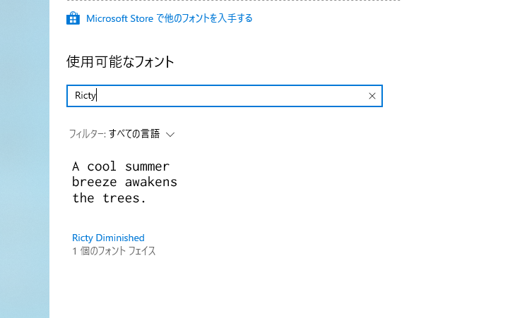 プログラミング用のフォント10