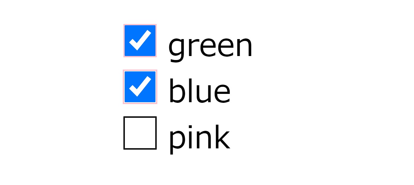 「:checked」を「チェックボックス」に使う